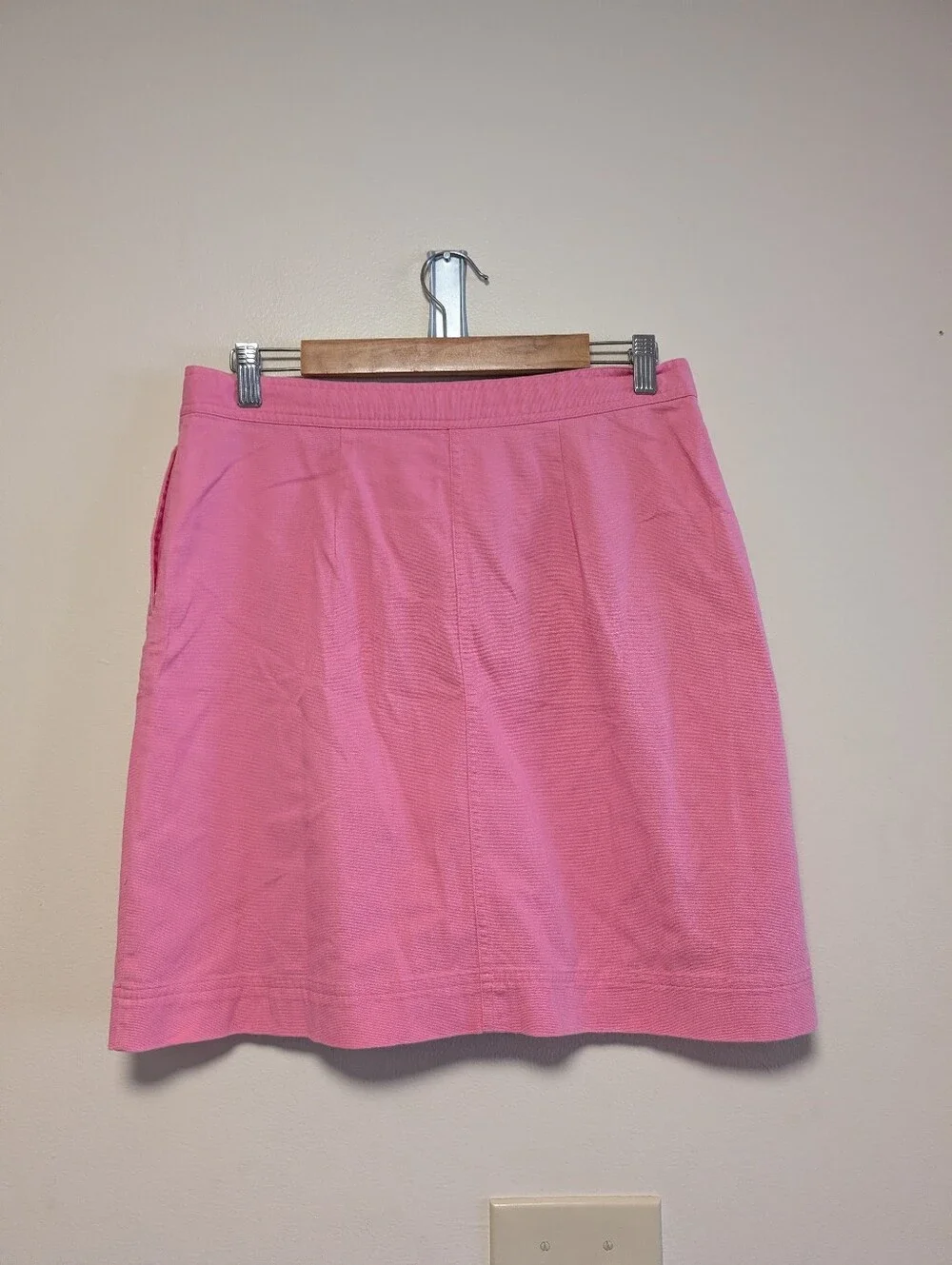 Christopher & Banks Pink Cotton Stretch Skirt Size 8